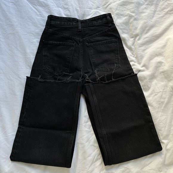 Zara Ultra High Waist Wide Leg Jean - Picture 2 of 5